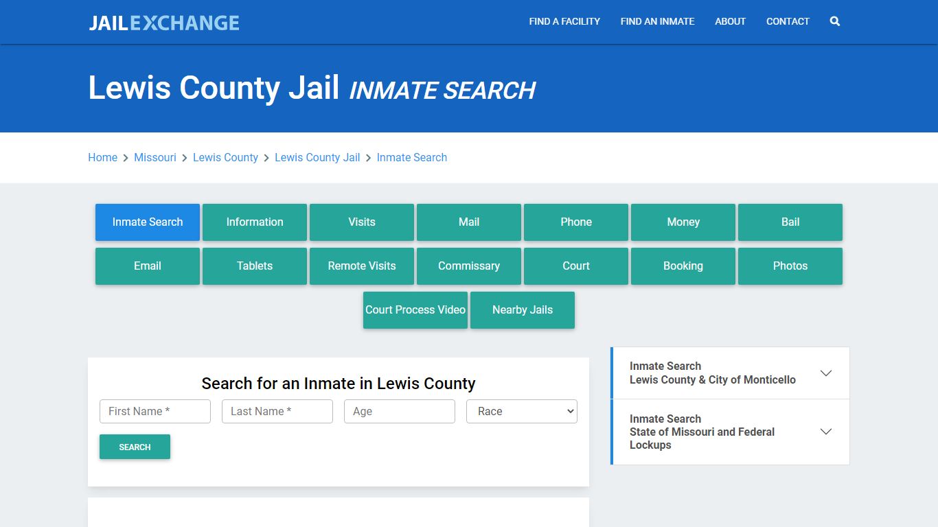 Lewis County Jail, MO Inmate Search: Roster & Mugshots